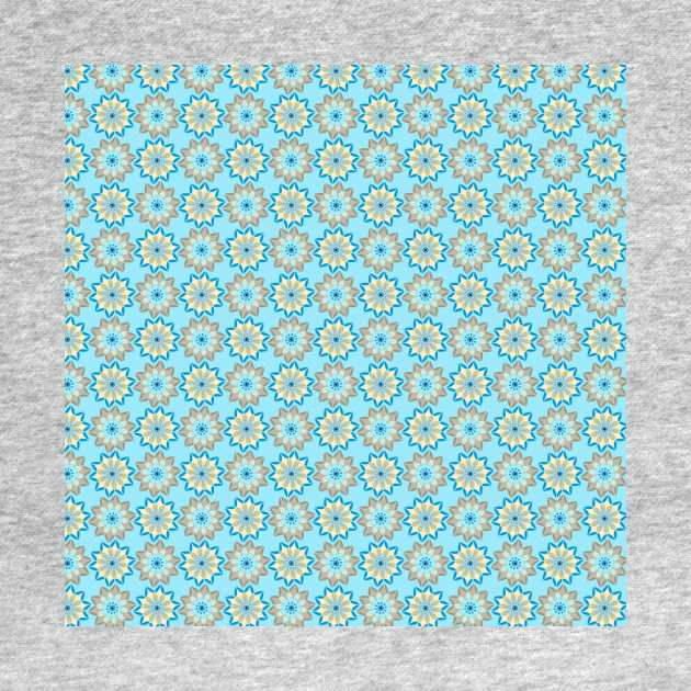 Light Blue Floral Pattern by FloralPatterns